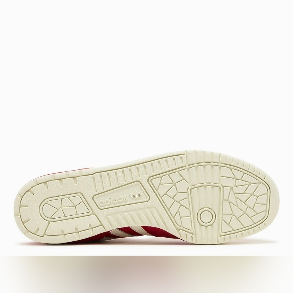 🎁adidas Rivalry Low Basketball Shoes Better Scarlet Suede & Ivory Sz. 13 - Picture 6 of 7